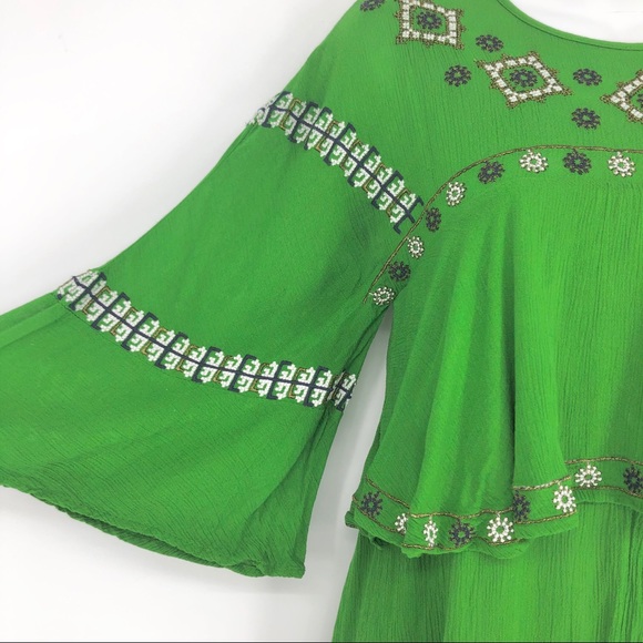 Chelsea & Violet Small Green Boho Chic Dress - Picture 2 of 8